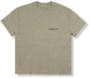 Ao Fear Of God Essentials T Shirt 'Light Heather Oatmeal'