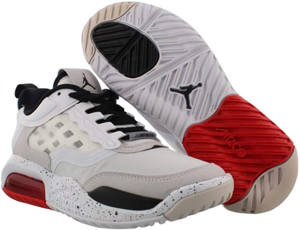 Giày Nike Jordan Air Max 200 GS 'White Challenge Red' CD5161-100 - Ảnh 6