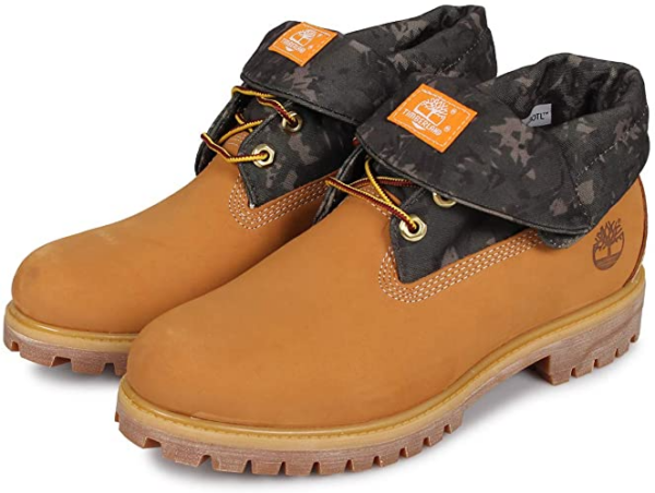 Giày Timberland Premium Roll Top Boots Camo Pattern A26UV - Ảnh 6