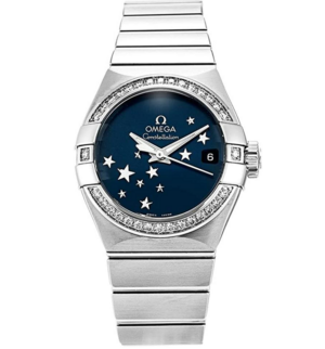 Đồng Hồ Omega Constellation Chronometer Star 'Blue' 12315272003001