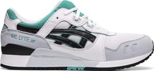 Giày Asics Gel Lyte 3 White Black Turquoise 1191A223-100