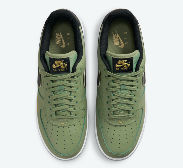 Giày Nike Air Force 1 '07 LV8 'Metallic Swoosh Pack Green' DA8481-300 - Ảnh 3