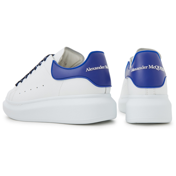 Giày Alexander McQueen Wmns Oversized Sneaker 'White Navy' 621056-WHXMT-9095 - Ảnh 4