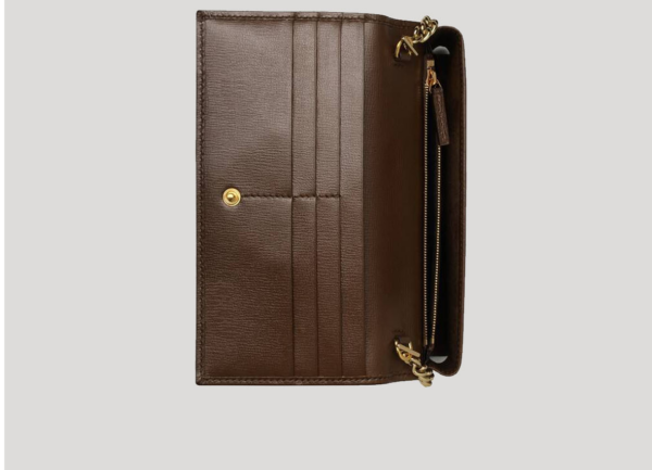 Túi Gucci Horsebit 1955 Wallet With Chain Mini Bag 'Beige' 621892-92TCG-8563 - Ảnh 3