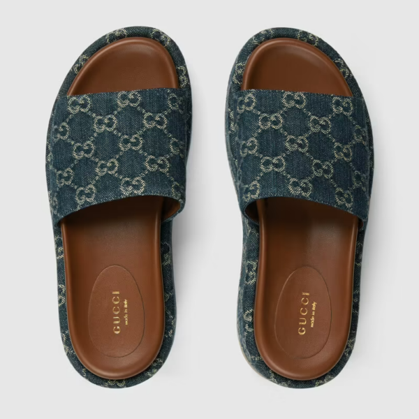 Giày Gucci Women's Platform Slide Sandal 623212-2KQ00-4402 - Ảnh 3