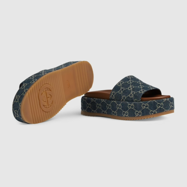 Giày Gucci Women's Platform Slide Sandal 623212-2KQ00-4402 - Ảnh 5