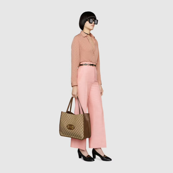Túi Gucci Horsebit 1955 Tote Bag 623694-GY5OG-8563 - Ảnh 2