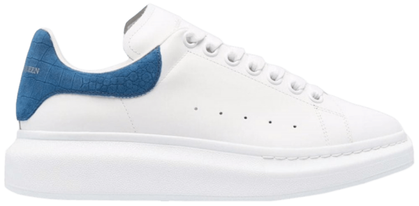 Giày Alexander McQueen Oversized Sneaker 'Blue Crocodile' 625162-WHZ4K-9255