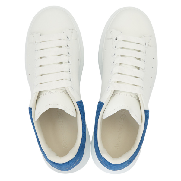 Giày Alexander McQueen Oversized Sneaker 'Blue Crocodile' 625162-WHZ4K-9255 - Ảnh 6