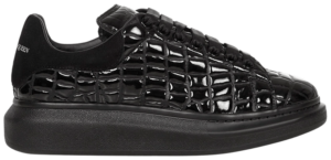 Giày Alexander McQueen Oversized Sneaker 'Black Crocodile' 625173-W4MU1-1000