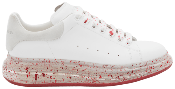 Giày Alexander McQueen Oversized Sneaker 'White Red Splatter' 625174-WHYBB-9175
