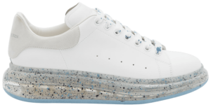 Giày Alexander McQueen Oversized Sneaker 'White Blue Splatter' 625174-WHYBB-9176