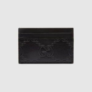 Vi Gucci GG Embossed Card Case 'Black' 625564-1W3AN-1000