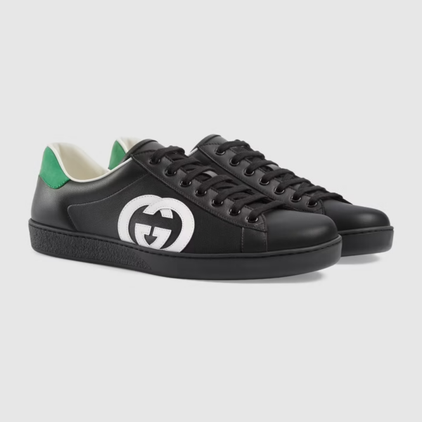 Giày Gucci Ace Interlocking G 'Black' 625783-1XG70-1103 - Ảnh 2
