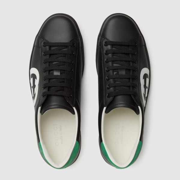Giày Gucci Ace Interlocking G 'Black' 625783-1XG70-1103 - Ảnh 3