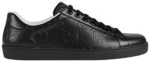 Giày Gucci Ace 'GG Embossed Black' 625787 1XK10 1000