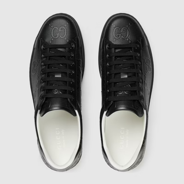 Giày Gucci Men's Ace GG Embossed Sneaker ‎625787-1XK10-1000 - Ảnh 4