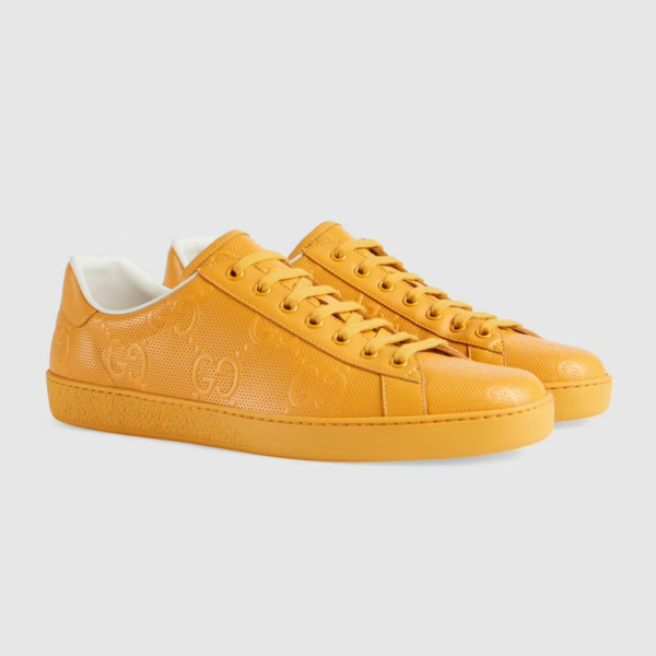 Giày Gucci Men's GG Embossed Ace sneaker 625787-1XK10-7636 - Ảnh 4