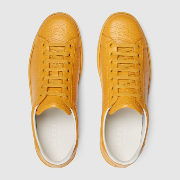 Giày Gucci Men's GG Embossed Ace sneaker 625787-1XK10-7636 - Ảnh 3