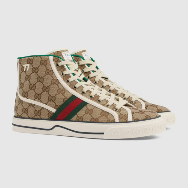 Giày Gucci Men's Tennis 1977 High Top Sneaker ‎625807-HVK70-9765 - Ảnh 2