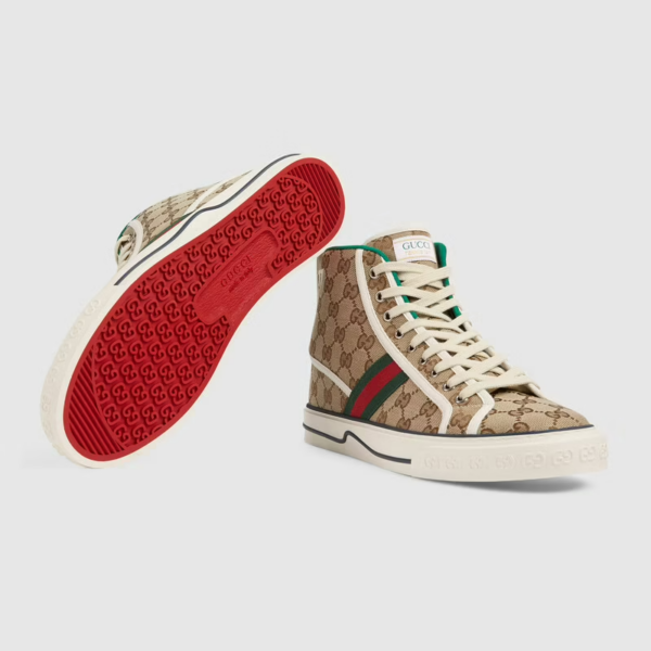 Giày Gucci Men's Tennis 1977 High Top Sneaker ‎625807-HVK70-9765 - Ảnh 3
