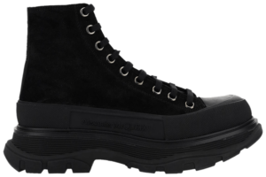 Giày Alexander McQueen Tread Slick Boots 'Black' 627206-WHBGU-1081