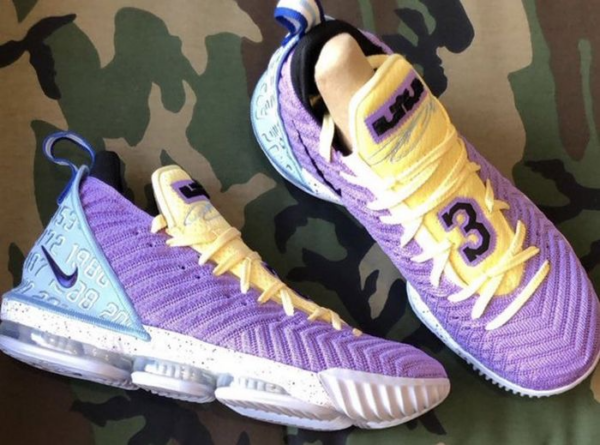 Giày Nike LeBron 16 'Lakers Heritage' CK4765-500 - Ảnh 4