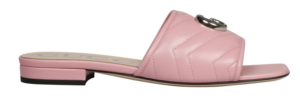 Dép Gucci Double G Matelasse Leather Pink 627827-BKO00-5815