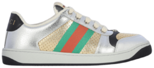 Giày Gucci Wmns Screener 'Silver Gold' 627833-1TR20-8162
