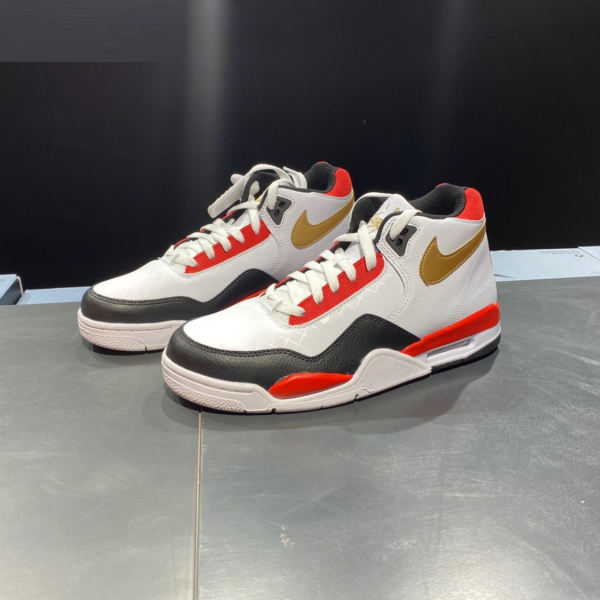 Giày Nike Flight Legacy White Red Gold DD8493-169 - Ảnh 2