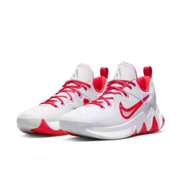 Giày Nike Zoom Giannis Immortality 'White Red' DC6927-101 - Ảnh 4