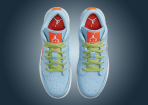 Giay Nike Air Jordan 1 Low SE GS 'Blue Stitch' DO8227-400