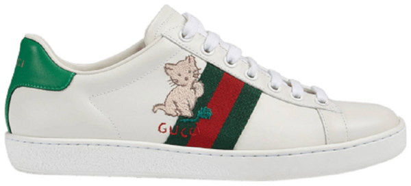 Giày Gucci Wmns Ace 'Kitten'  630616 1XG60 9114