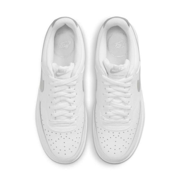 Giày Nike Court Vision Low 'White Metallic Silver' CD5434-111 - Ảnh 5
