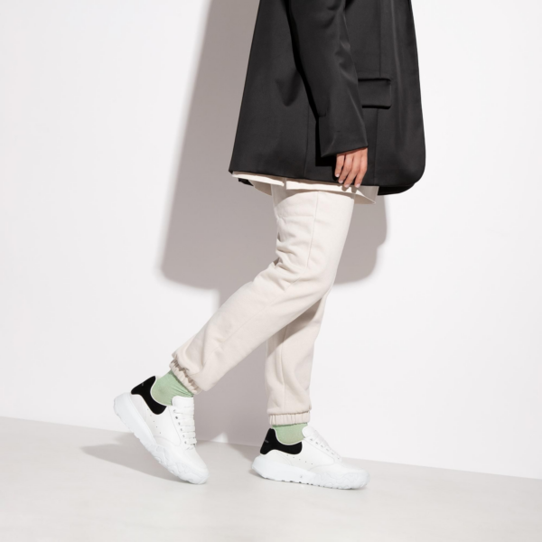 Giày Alexander McQueen Oversized Court Trainer 'White' 633915-WIA9A-9061 - Ảnh 3