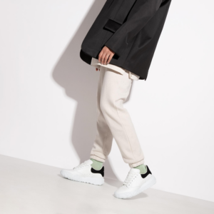 Alternative view of Giày Alexander McQueen Oversized Court Trainer 'White' 633915-WIA9A-9061