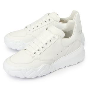 Giay Alexander Mcqueen New Court 'White' 633915-WIZ98-9000
