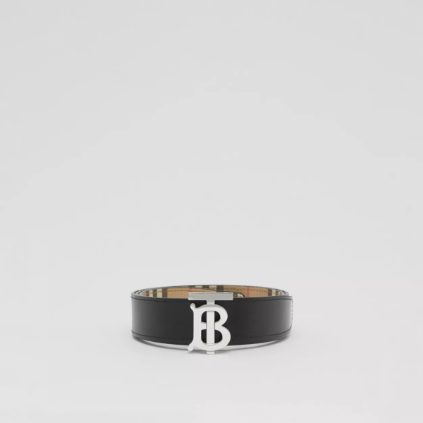 Thắt Lưng Burberry Reversible Monogram Motif Vintage Beige - Ảnh 2
