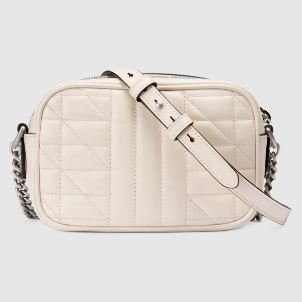 Túi Gucci GG Marmont Mini Shoulder White Leather 634936-UM8BN-9022 - Ảnh 4