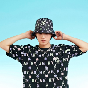Alternative view of Mũ MLB Monogram Bucket Hat NY Yankees Black 3AHTM0523-50BKS