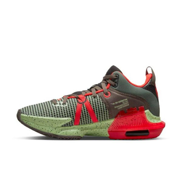 Giày Nike LeBron Witness 7 EP 'Black Crimson Alligator' DM1122-001 - Ảnh 2