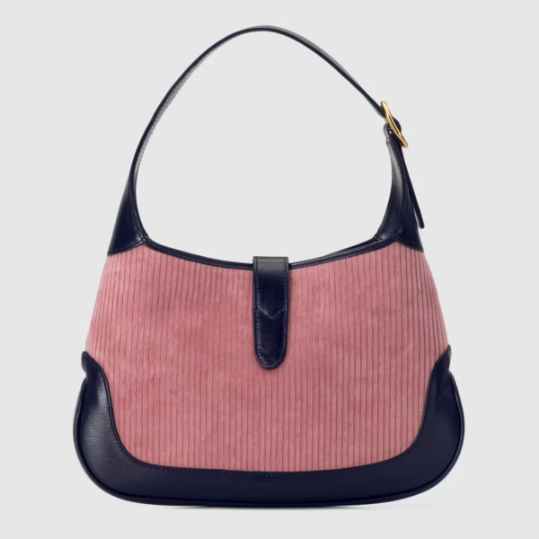 Túi Jackie 1961 Small Shoulder Pink Corduroy ‎636706-2S8AG-6781 - Ảnh 6