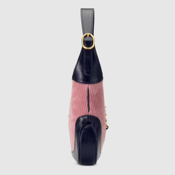 Túi Jackie 1961 Small Shoulder Pink Corduroy ‎636706-2S8AG-6781 - Ảnh 5