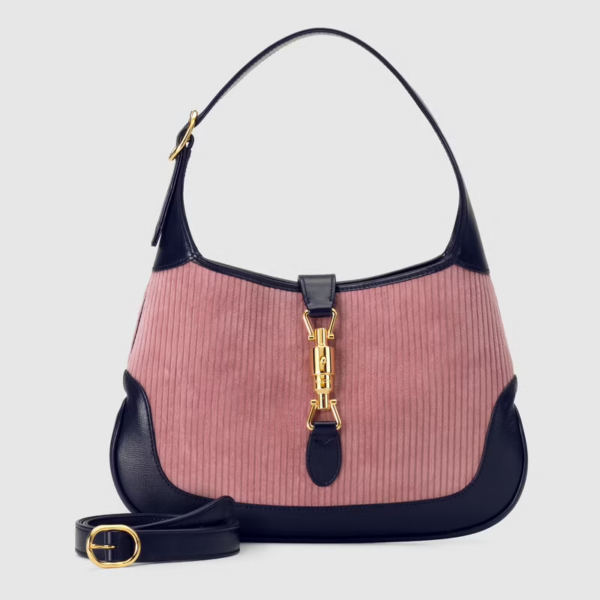 Túi Jackie 1961 Small Shoulder Pink Corduroy ‎636706-2S8AG-6781 - Ảnh 2