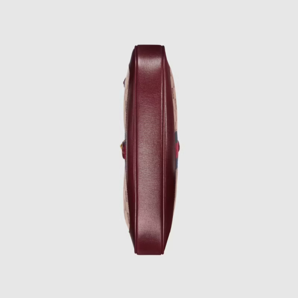 Túi Gucci Jackie 1961 Small Shoulder Burgundy GG Canvas ‎636706-GY5WG-9864 - Ảnh 3