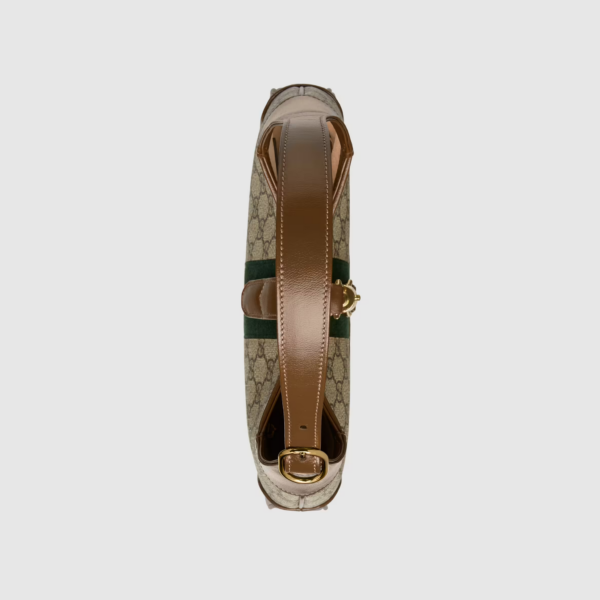 Túi Gucci Jackie 1961 Ebony GG 'Brown' ‎636706-HUHHG-8565 - Ảnh 4