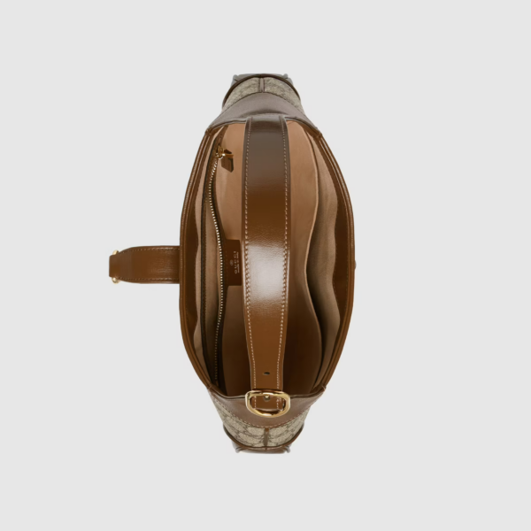 Túi Gucci Jackie 1961 Ebony GG 'Brown' ‎636706-HUHHG-8565 - Ảnh 5