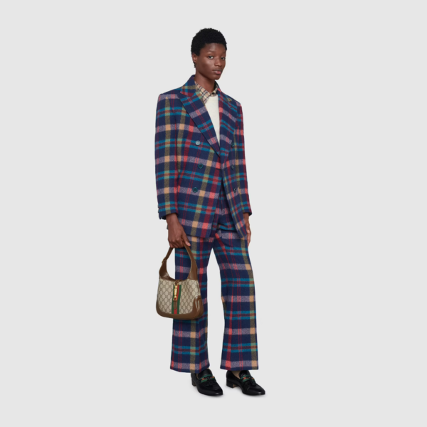 Túi Gucci Jackie 1961 Ebony GG 'Brown' ‎636706-HUHHG-8565 - Ảnh 9