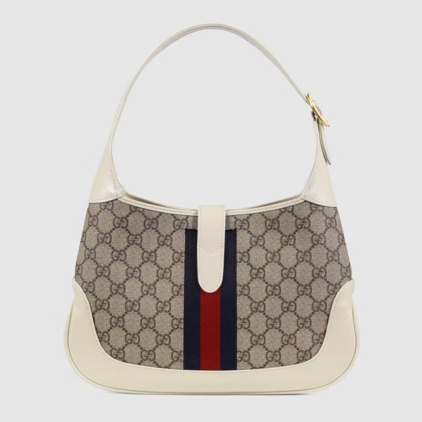 Túi Gucci Jackie 1961 'Beige And Ebony GG' 636706-HUHHG-9794 - Ảnh 9