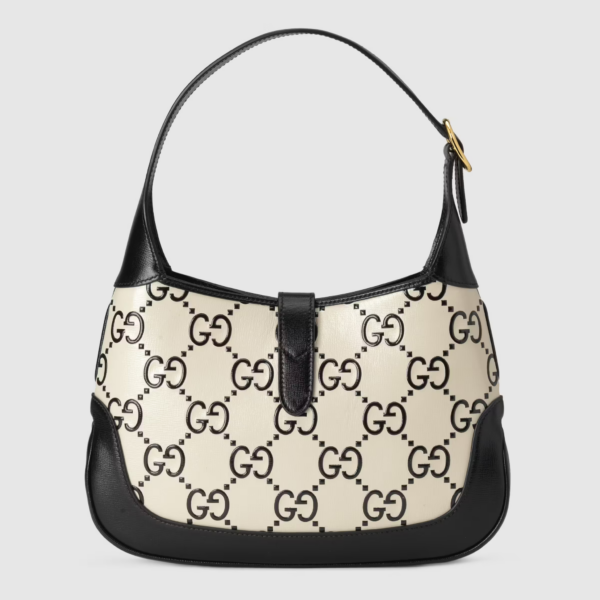Túi Gucci Jackie 1961 GG 'Black White' ‎636706-UGMBG-9063 - Ảnh 3